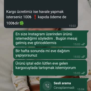 Kapıda Ödeme Seçeneği Sunulmasına Rağmen Ürün Teslim Edilmedi Ve İletişimsizlik Yaşadım