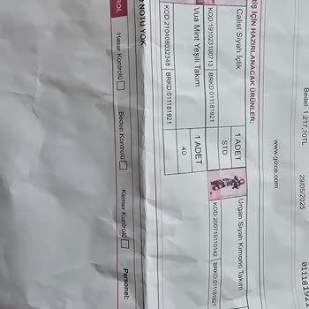 Yanlış Ürün Gönderimi Ve İade Süresi Sorunu