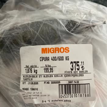 Migros İndirimli Balık Satışında Temizlik Hizmeti Sunulmuyor