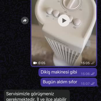 Yeni Alınan Vantilatörün Arızası Ve Servis Sorunları