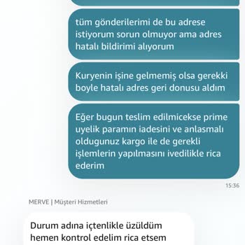 Amazon Prime Üyeliğinde Kargo Teslimatında Yaşanan Adres Ve İletişim Sorunları