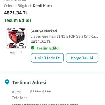 Yanlış Ve Hasarlı Kaynak Makinesi Gönderildi İade Süreciyle Uğraşıyorum