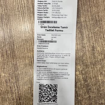 12 Günde Yıpranan Çocuk Ayakkabısına Mağazadan Olumsuz Yanıt