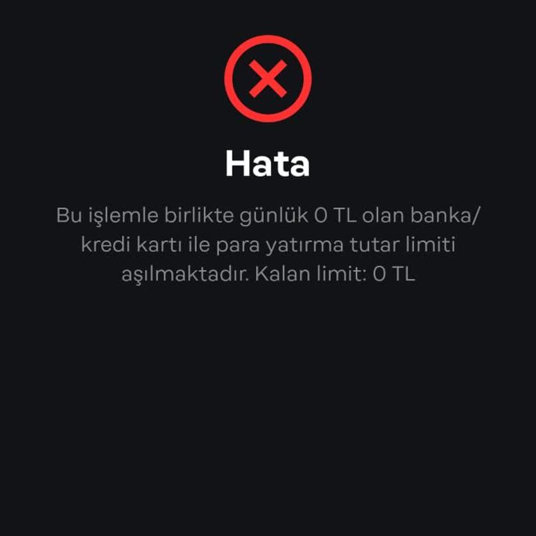 Papara Hesabımda Para Transferi Limiti Sıfırlandı, İşlem Yapamıyorum