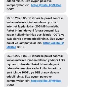 Kullanmadığım İnternet Paketleri Geceleri Otomatik Tanımlandı, Mağdur Edildim