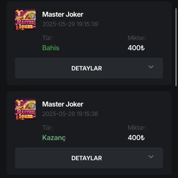 Kazancım Bilinmeyen Oyunla Sıfırlandı!