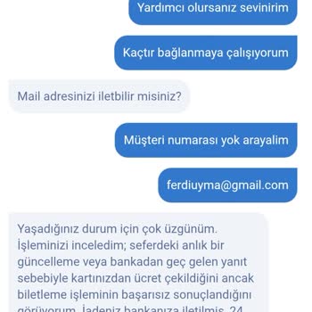 Bilet Alımında Yaşanan Sorun Ve Ücret İadesinde Gecikme