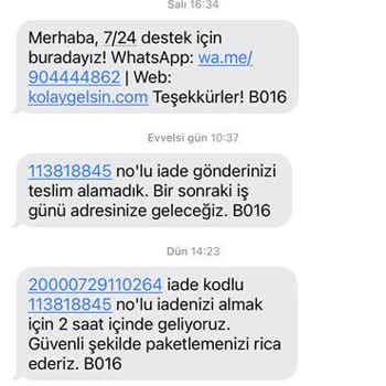 Süpürge Bakım Programında Kargo Randevu Sorunu Ve Bilgilendirme Eksikliği