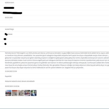 Engelli Park Yeri Talebime Bayrampaşa Belediyesi'nden Olumsuz Yanıt