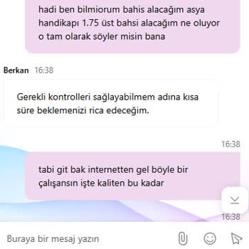 Onwin Bahis Sitesinde Canlı Destek İlgisizliği Ve Profesyonellik Sorunu