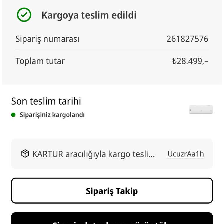 Sipariş Verildi, Teslimat Ve Bilgi Yok!