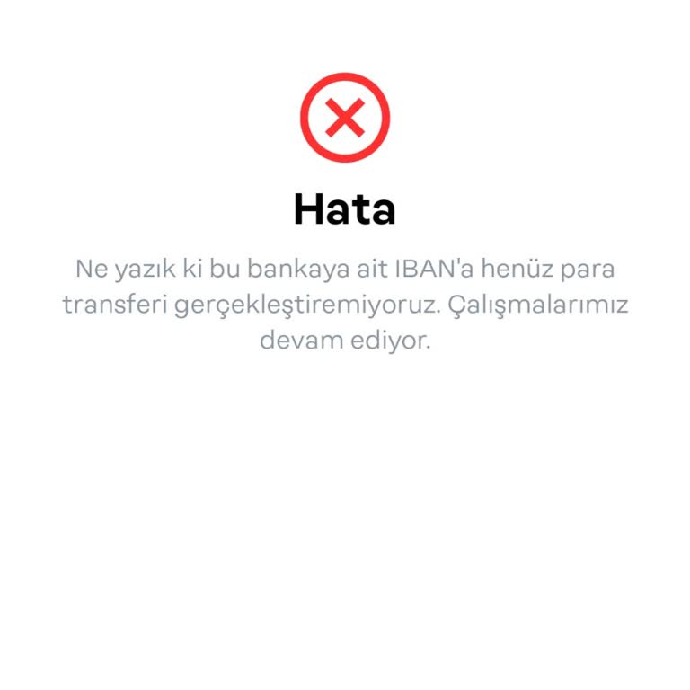 Papara IBAN'dan Para Atamıyorum