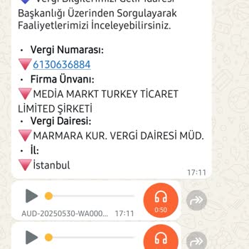 Media Markt İş İlanı Üzerinden Para Talebiyle Karşılaşmam