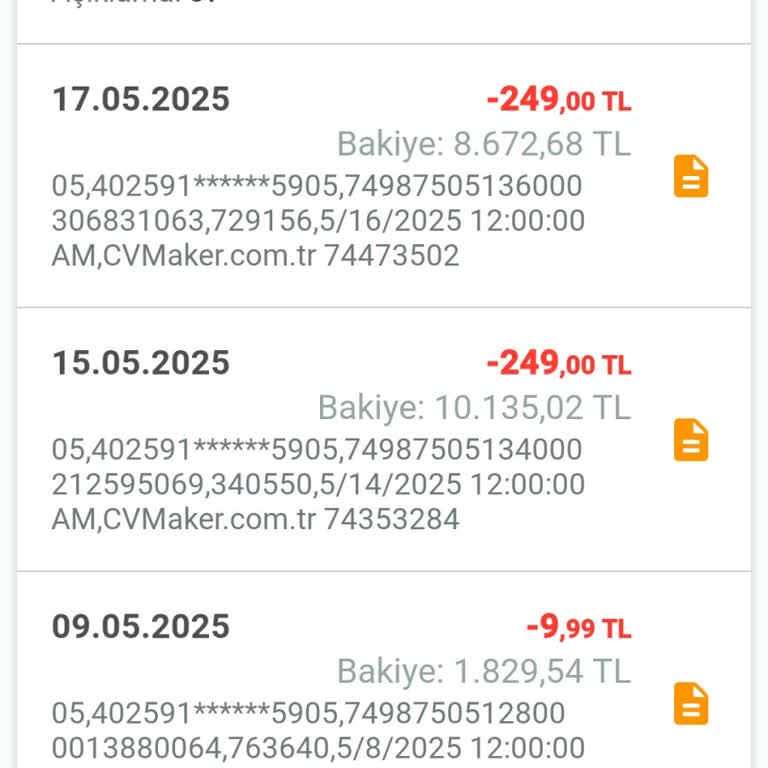 CV Hazırlama Sonrası İzinsiz Para Çekimi Sorunu