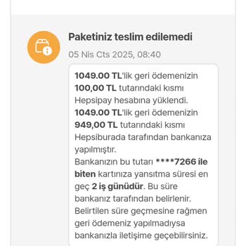Sipariş Verilen Beşiğin Teslim Edilmemesi Ve Para İadesi Hakkında Belirsizlik