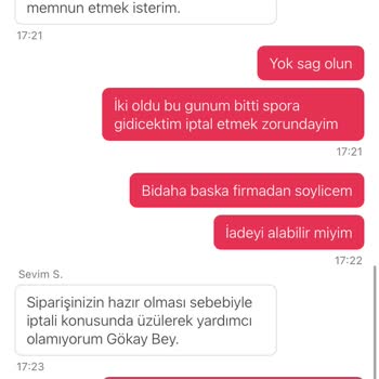 Siparişimi İptal Etmediler Ürünüm De Gelmedi