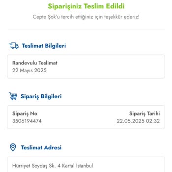 Cepte Şok Win Kampanyası İadesi Yapılmıyor