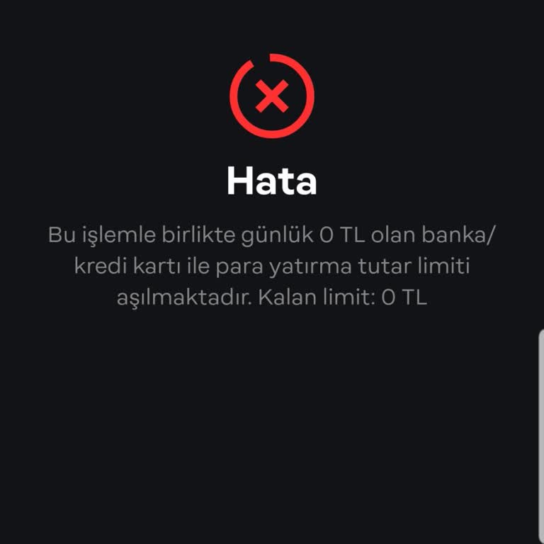 Papara Günlük Para Yatırma Limiti Sıfırlandı, İşlem Yapamıyorum