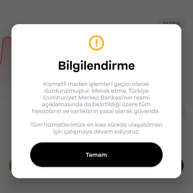 Papara Altın Hesabımdaki Paramı Çekemiyorum, Mağduriyetim Acilen Giderilsin