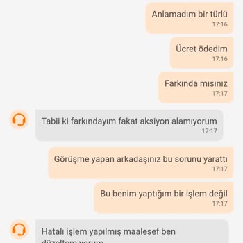 Yemek Siparişim İptal Edildi, Ücret İadesi Yapılmadı Ve Bilgilendirme Eksikliği Yaşadım
