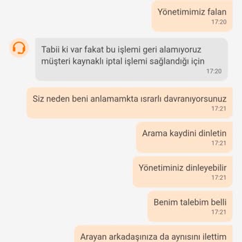 Yemek Siparişim İptal Edildi, Ücret İadesi Yapılmadı Ve Bilgilendirme Eksikliği Yaşadım