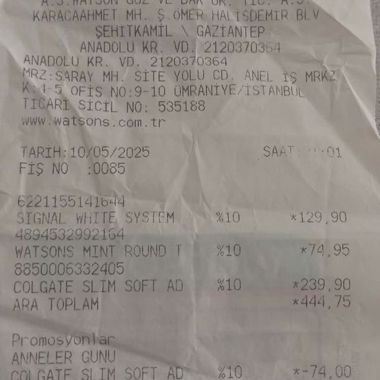 Watsons Mağazasında İade Talebime Olumsuz Ve Kaba Yaklaşım