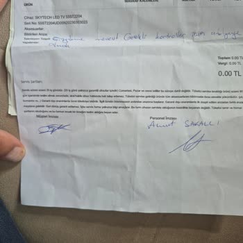 Skytech TV'de Tekrarlayan Arıza Ve Yetersiz Servis Hizmeti