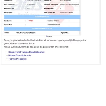 Yanlış Kargo Şubesi Ve İlgisiz Müşteri Hizmetleri