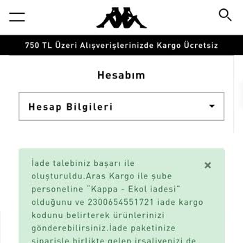 Kappa İade Sürecinde İletişimsizlik Ve Para İadesi Belirsizliği