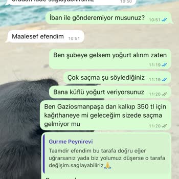 Küflü Keçi Yoğurdu Ve İlgisiz Müşteri Hizmeti Deneyimi