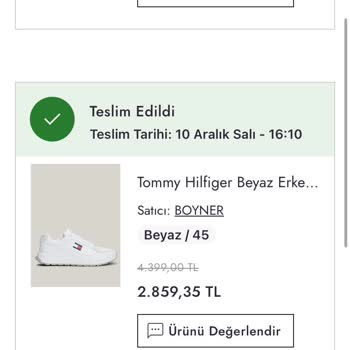 Tommy Hilfiger Ayakkabıda Dikiş Açılması Ve Patlak Sorunu