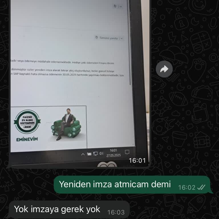 Eminevim Şubesinden Söz Verilen Hediye Çekinin Yatırılmaması Ve Sürekli Oyalama