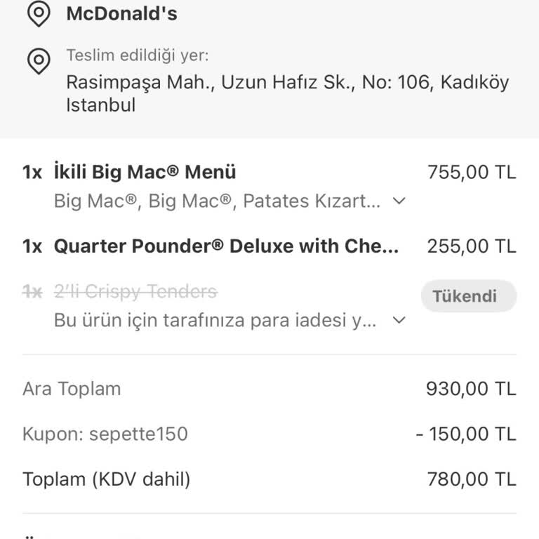 Eksik Ürün Ve İade Sorunuyla Karşılaştım