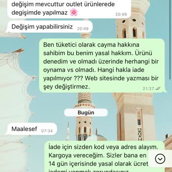İade Talebim Reddedildi, Haklarım Göz Ardı Edildi