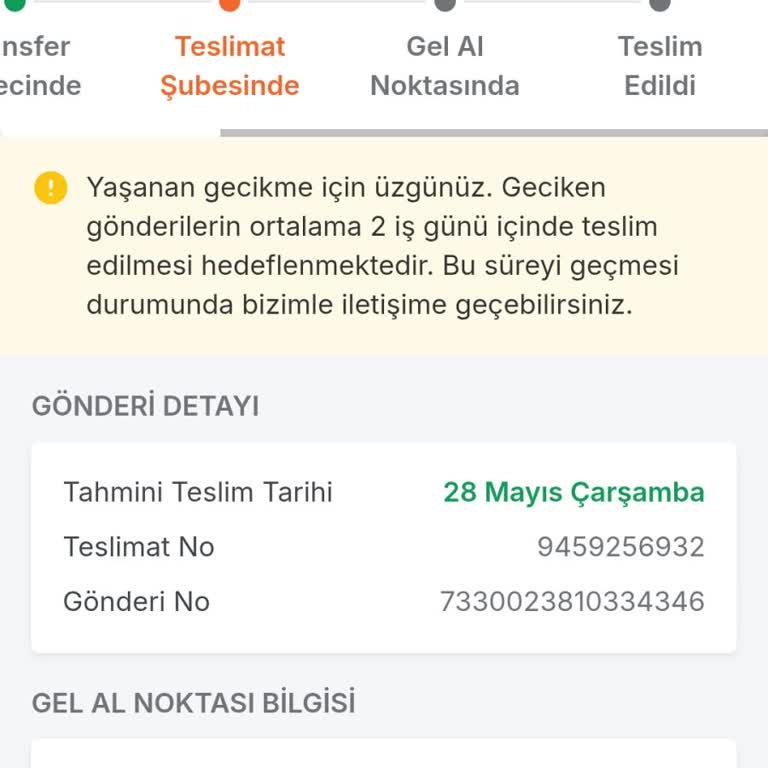 Trendyol Teslimatında Gel-Al Noktası Krizi Ve İletişim Sorunu