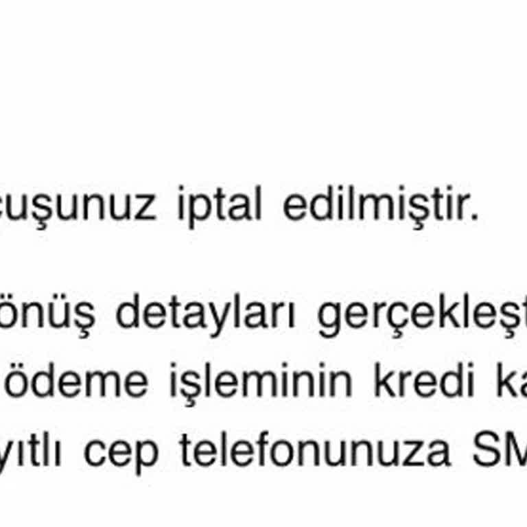 Bayram Öncesi Uçuşum İptal Edildi Alternatif Sunulmadı Mağdur Edildim