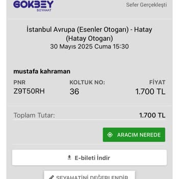 Online Bilet Alan Yolculara Haksız Muamele