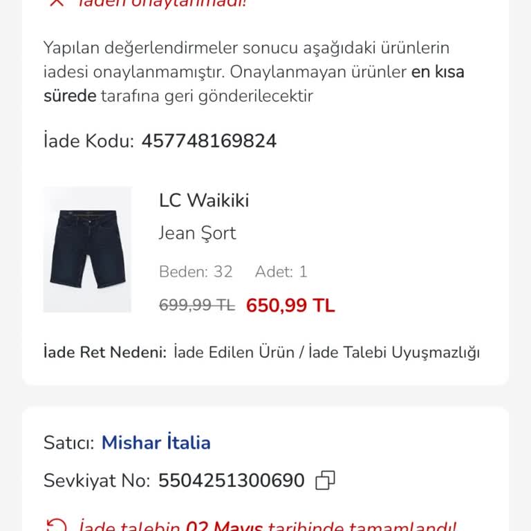 İade Edilen Ürünlerim Ve Param 20 Gündür Geri Verilmiyor