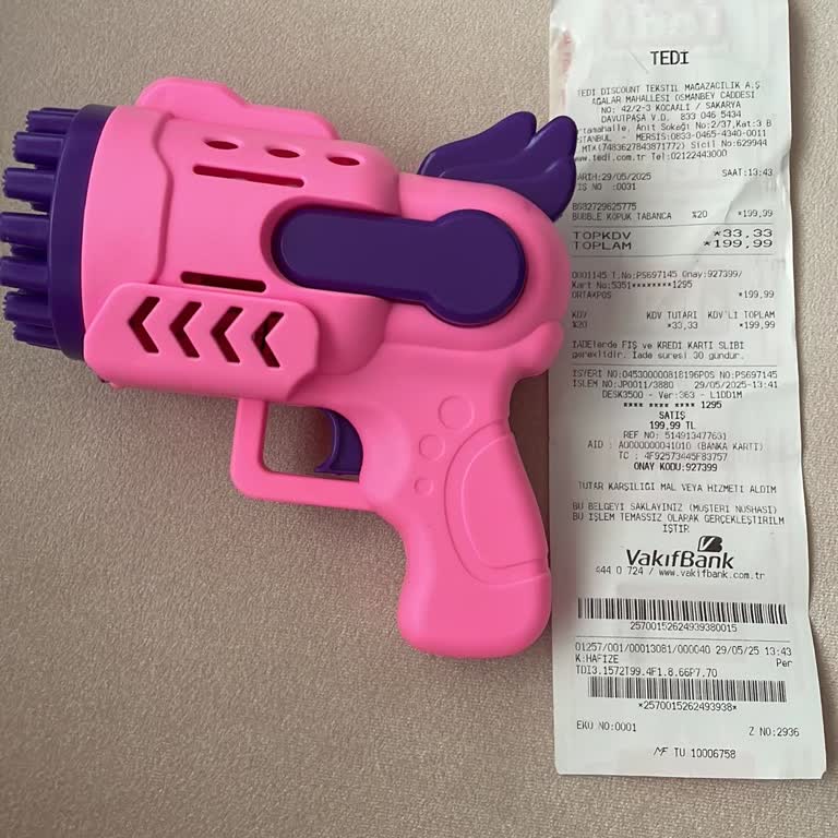 Aldığım Baloncuk Tabancası Kısa Sürede Bozuldu Değişim Yapılmıyor