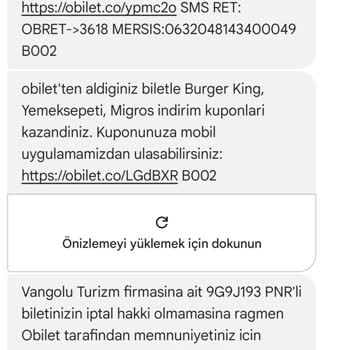 Obilet İptal Sonrası Paramı İade Etmiyor!