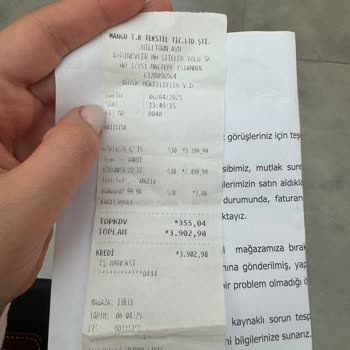 Mango’dan Aldığım Jean Pantolonda Renk Bozulması Ve Yetersiz Müşteri Hizmeti