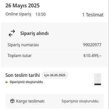 Siparişimin Akıbetiyle İlgili Net Bilgi Alamıyorum