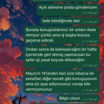 Yanlış Beden Siparişi Sonrası İletişimsizlik Yaşadım