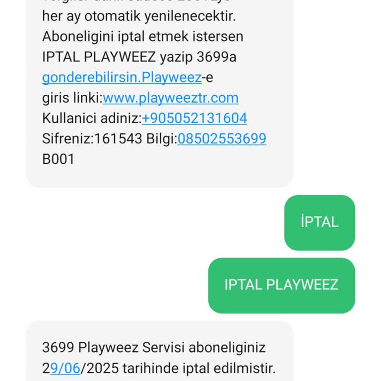 Abonelik İptalinde Verilen Numaraya Ulaşılamıyor Çözüm Bekliyorum