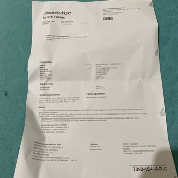 Garanti Kapsamında İphone İçin Düşük Bedelli Hediye Çeki Mağduriyeti