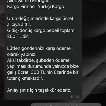 Hatalı Ürünün Kargo Ücreti Müşteriye Yansıtılıyor