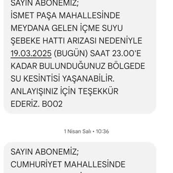 Milas Cumhuriyet Mahallesi'nde Sık Sık Yaşanan Su Kesintileri Ve Bilgilendirme Eksikliği