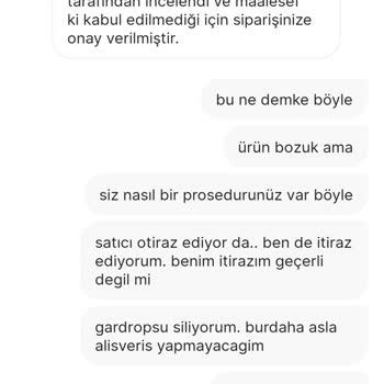 Bozuk Kahve Makinesi Ve Gardrops'un Yetersiz İade Desteğiyle Mağduriyet