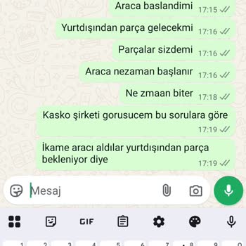 Kaza Sonrası Aracım Haftalardır Tamir Edilmiyor