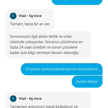 Bonus Hakkım Teknik Sorun Yüzünden Kayboldu